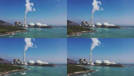 火力发电厂  发电厂   能源高清在线视频素材下载