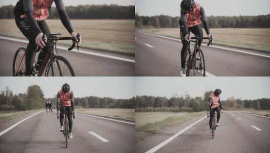 骑行 自行车 户外运动高清在线视频素材下载