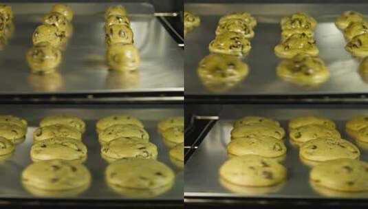 饼干烘焙延时高清在线视频素材下载