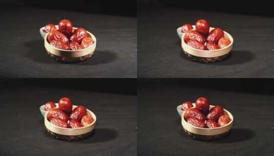 大枣 红枣 枣子 美食高清在线视频素材下载