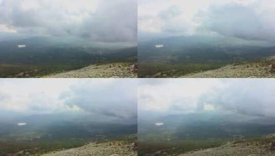 云和山脉延时摄影高清在线视频素材下载