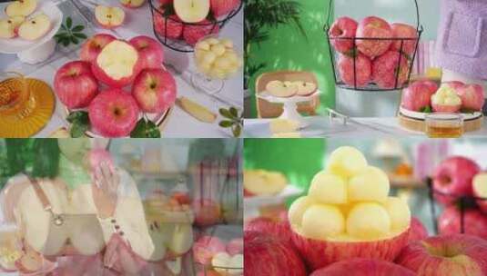 苹果 红富士苹果高清在线视频素材下载