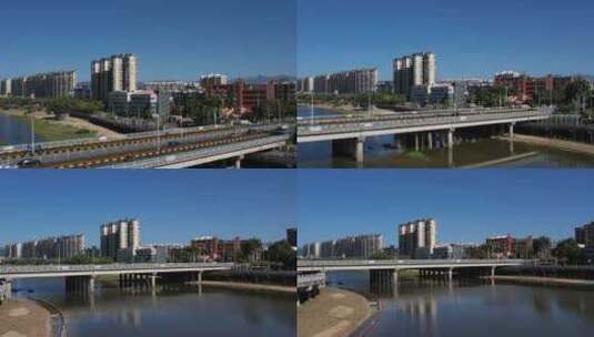 福建省厦门市同安新西桥西溪航拍高清在线视频素材下载