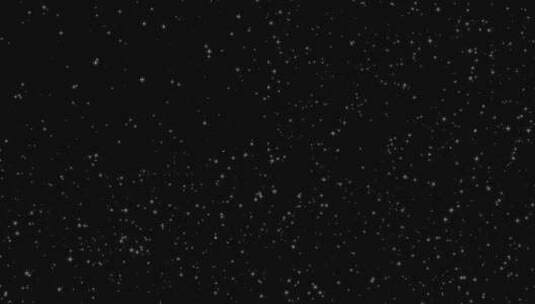 闪烁的星星在黑色背景上移动的动画，闪闪发高清在线视频素材下载