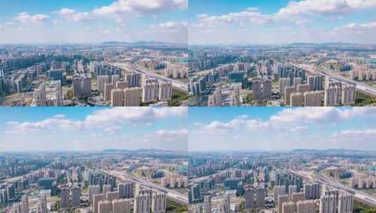 杭州_城市建筑航拍高清在线视频素材下载