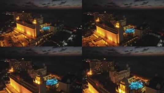 阿鲁巴岛夜景【4K】高清在线视频素材下载