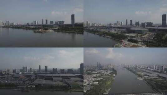 广州琶洲展会广州地标城市风光高清在线视频素材下载