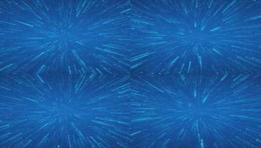 竖屏 竖版 蓝色粒子聚集 粒子光线高清在线视频素材下载