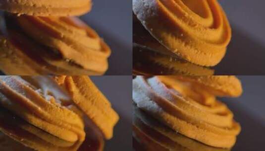 饼干曲奇甜点美食 (31)高清在线视频素材下载