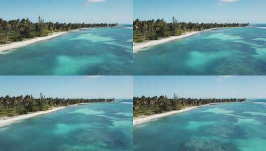 航拍海洋景观高清在线视频素材下载