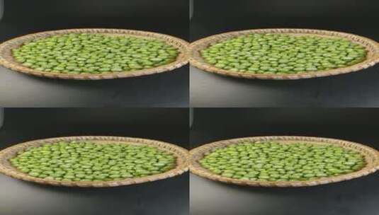 4K青豌豆食物高清在线视频素材下载