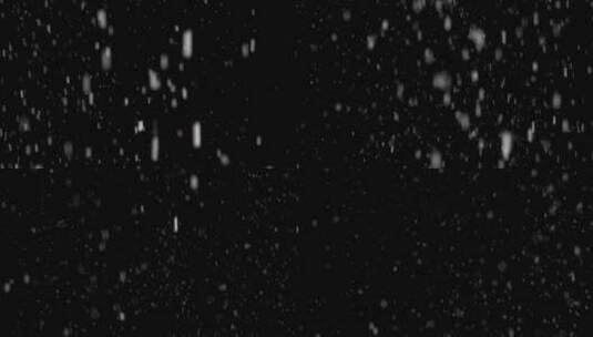 下雪的模糊镜头高清在线视频素材下载