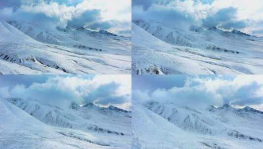 雪山航拍高清在线视频素材下载