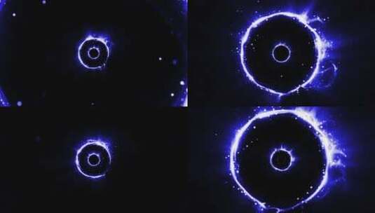 循环梦幻粒子光圈冲镜背景高清在线视频素材下载