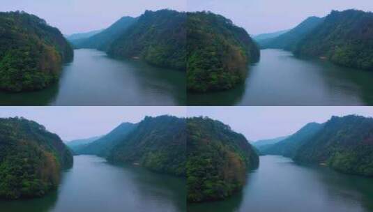 幽蓝的湖泊高清在线视频素材下载