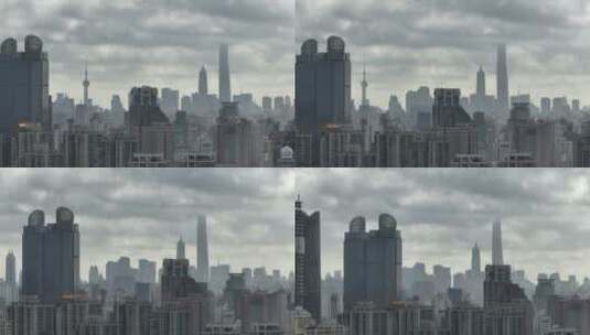 上海中心大厦航拍空镜高清在线视频素材下载