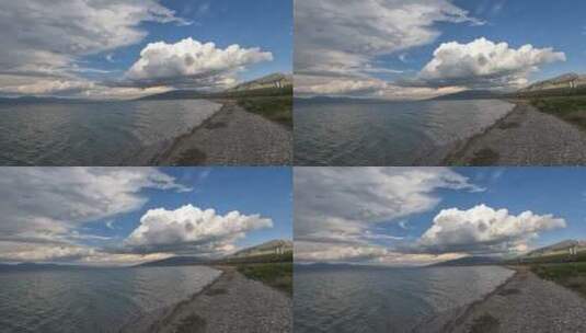 新疆海边沙滩高清素材高清在线视频素材下载