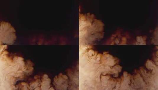 烟雾扩散的慢镜头高清在线视频素材下载