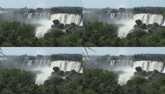 瀑布的壮丽景观高清在线视频素材下载