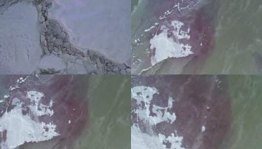 冬天的嫩江冰原高清在线视频素材下载