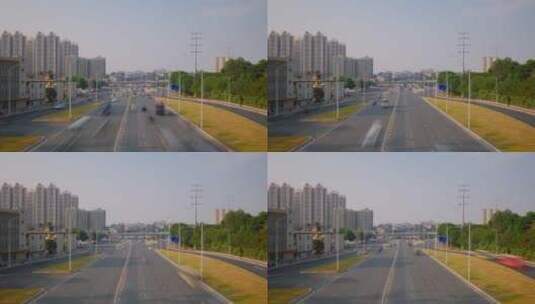 南宁邕武路道路街道街景延时摄影高清在线视频素材下载