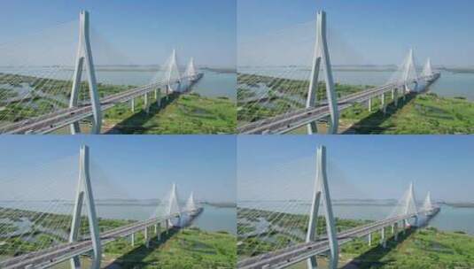 珠海洪鹤大桥高清在线视频素材下载