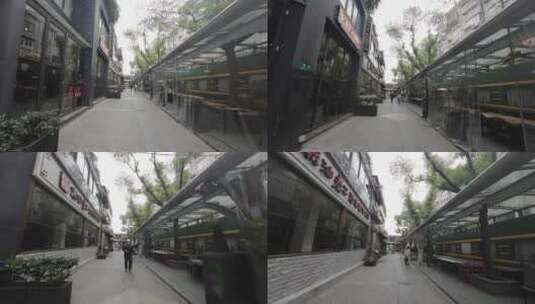 上海闵行区老外街风光高清在线视频素材下载