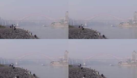 朝天门长江大桥4K高清在线视频素材下载