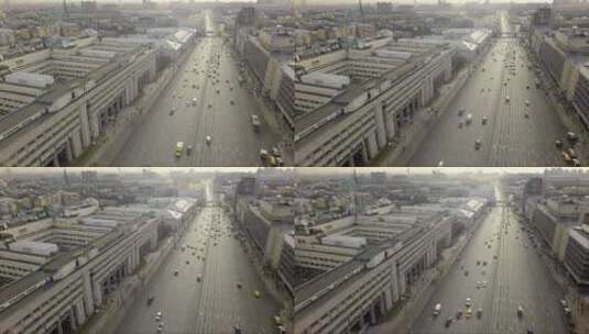 俄罗斯城市交通高清在线视频素材下载