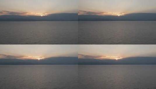 大理洱海日出风光高清在线视频素材下载