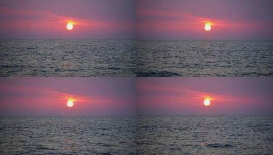 日落 海边 日出 唯美日出 海上日落高清在线视频素材下载