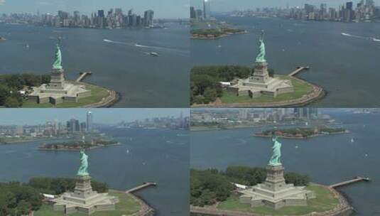 美国自由女神像4高清在线视频素材下载