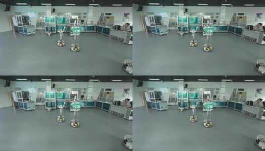 工业 机器人 自动 流水线 自动化 科技高清在线视频素材下载