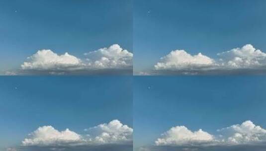 蓝天白云夏天云朵天空云延时小清新飘动云层高清在线视频素材下载