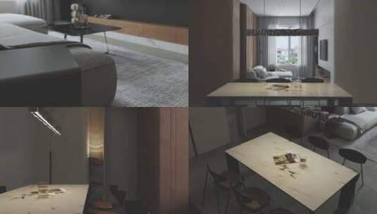 沙发 家具设计 家居设计 三维地产 客厅高清在线视频素材下载