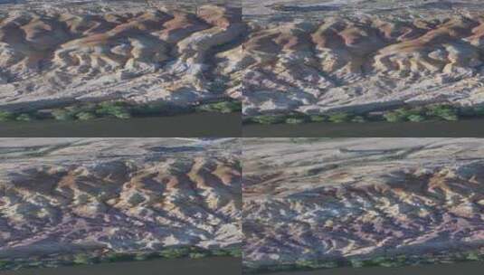 高清竖屏航拍五彩滩大峡谷高清在线视频素材下载