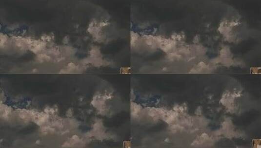 昏暗天空云朵高清在线视频素材下载