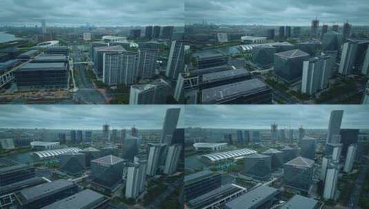 上海浦东前滩太古里风起云涌高清在线视频素材下载