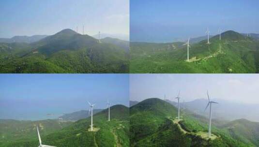 风车风力发电4K高清在线视频素材下载