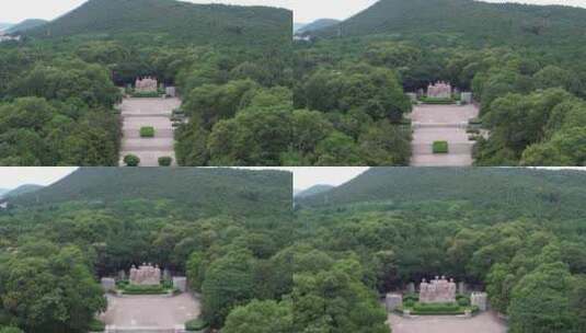 江苏徐州淮海战役纪念碑航拍高清在线视频素材下载