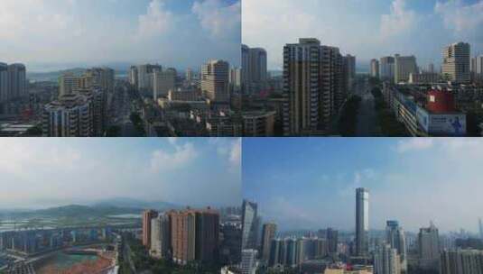 深圳风光城市建筑华强北高楼高清在线视频素材下载