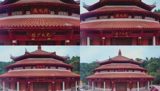 中国泉州南少林寺高清在线视频素材下载