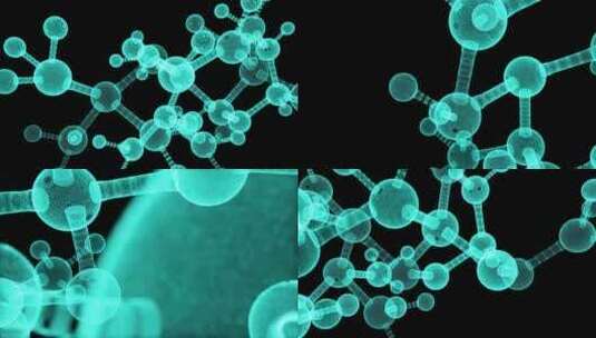 三维分子动画高清在线视频素材下载