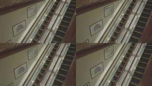 自动扶梯高清在线视频素材下载