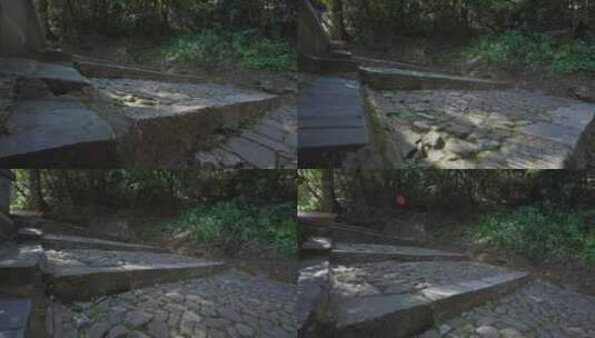 【正版素材】台阶石阶楼梯步道古道高清在线视频素材下载