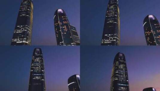 广州琶洲万胜围商业高楼建筑高清在线视频素材下载