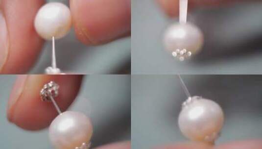 珠宝珍珠高清在线视频素材下载
