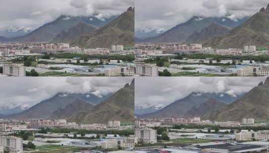 拉萨航拍空镜高清在线视频素材下载