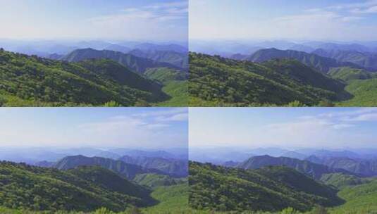 杭州临安大明山牵牛岗群山风景高清在线视频素材下载