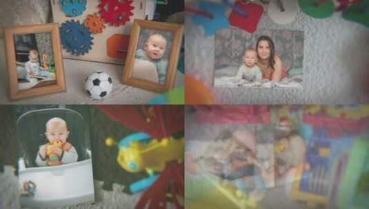 温馨家庭和睦图片展示AE模板高清AE视频素材下载